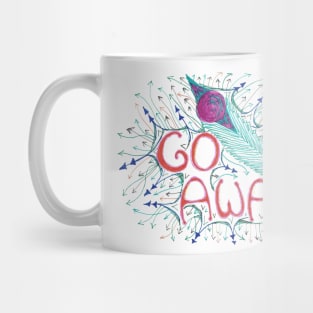 Go Away Arrows Mug